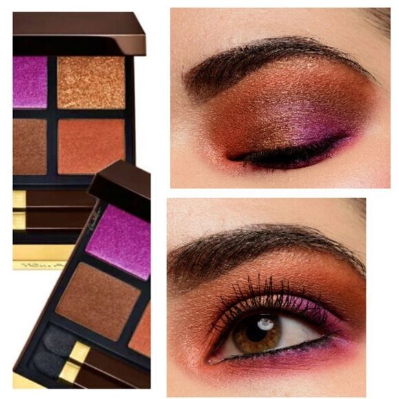 Tom Ford African Violet Eyeshadow Quad (Purple, Coral, Gold, Brown) - Picture 13 of 17